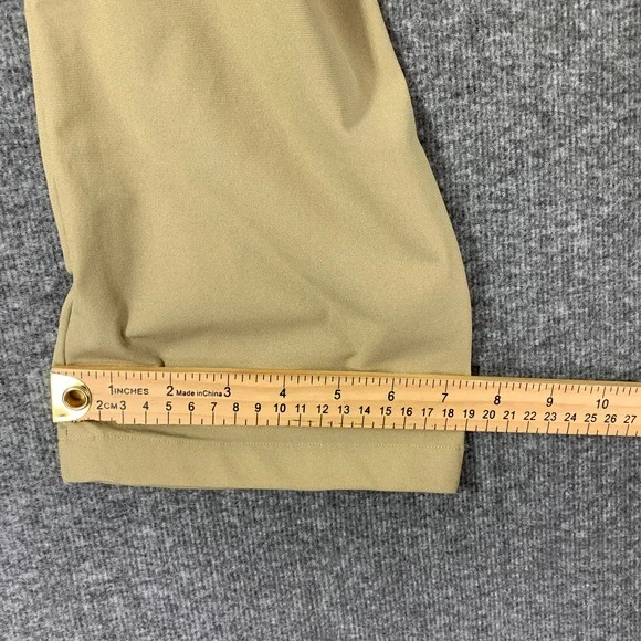 Lululemon Chino Pants Men 34x33 Beige Trousers Performance Modern